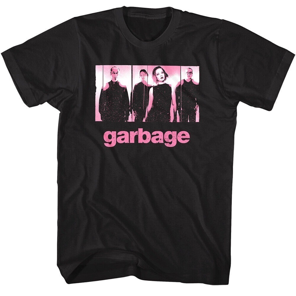 Garbage Pink Album T Shirt Official Alt Rock Band Tee